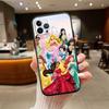 Disney Princess Case for Samsung Note 20 10 S25 Plus Ultra Lite FE M20 M21 M30 M31 M51 A11 A26 A51 A52 A53 A56 A70 A71 A72 A73