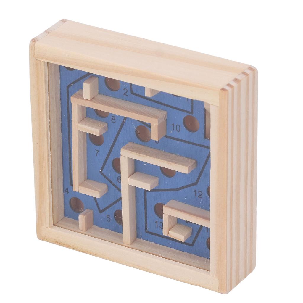 Деревянный лабиринт балансировочная игра интерактивная обучающая настольная деревянная лабиринтная игрушка с шариками для балансировки