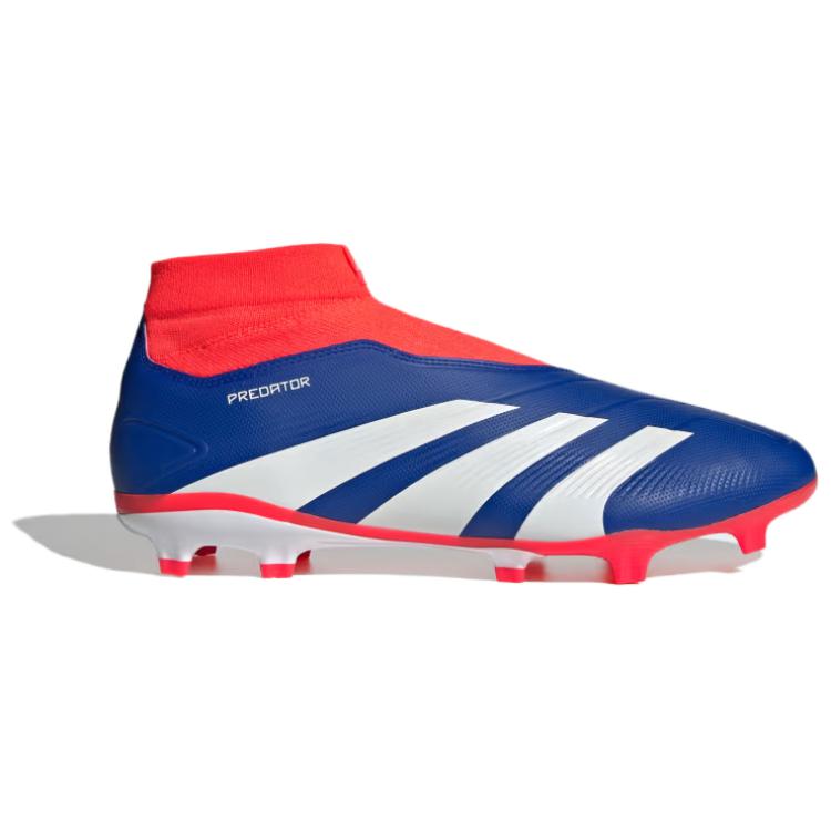 Adidas Кроссовки Predator League Laceless FG Advancement Pack Unisex, синие, прозрачно-голубые, облачно-белые IF6333