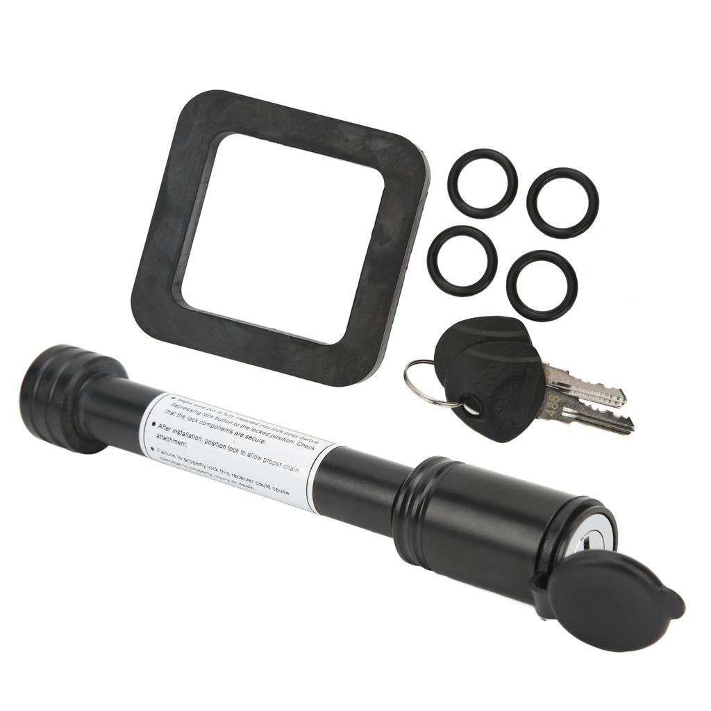 Стопорный палец приемника фаркопа 5/8 дюйма с 2-дюймовой шумоподавляющей накладкой, трубчатые ключи, уплотнительные кольца для автомобиля, грузовика, фаркопа, шара, багажника