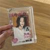 1 Piece 3-Inch Idol Photo Card Protective Cover Card Holder Chain Candy Bag Ins Card Holder Transparent Photocard Holder