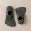 Solid Color Five Finger Socks Cotton Toe Separate Socks Sports Socks Five Toe Socks  Men's Use