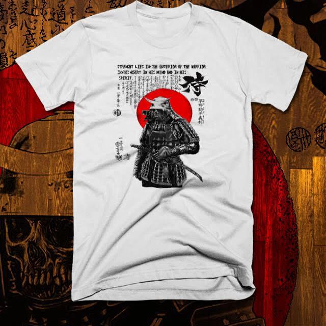 Футболка Самурай японский Воин с катаной kill bill jack style кодекс бусидо