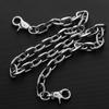 Big Ring Key Chains Clip Single Strands Hip Hop Jewelry Biker Link Pants KeyChain Wallet Chain Belt