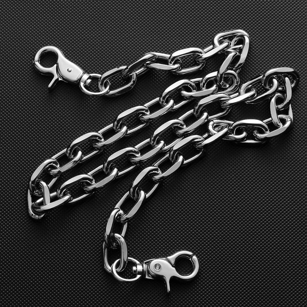 Big Ring Key Chains Clip Single Strands Hip Hop Jewelry Biker Link Pants KeyChain Wallet Chain Belt