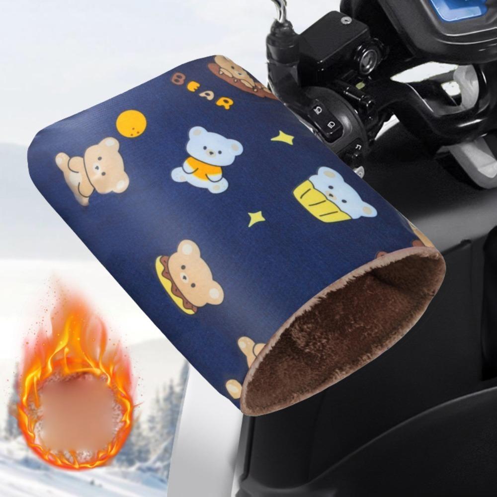 Windproof Electric Vehicle Warm Gloves Waterproof Handle Covers New Scooters Hand Guards Women Men
