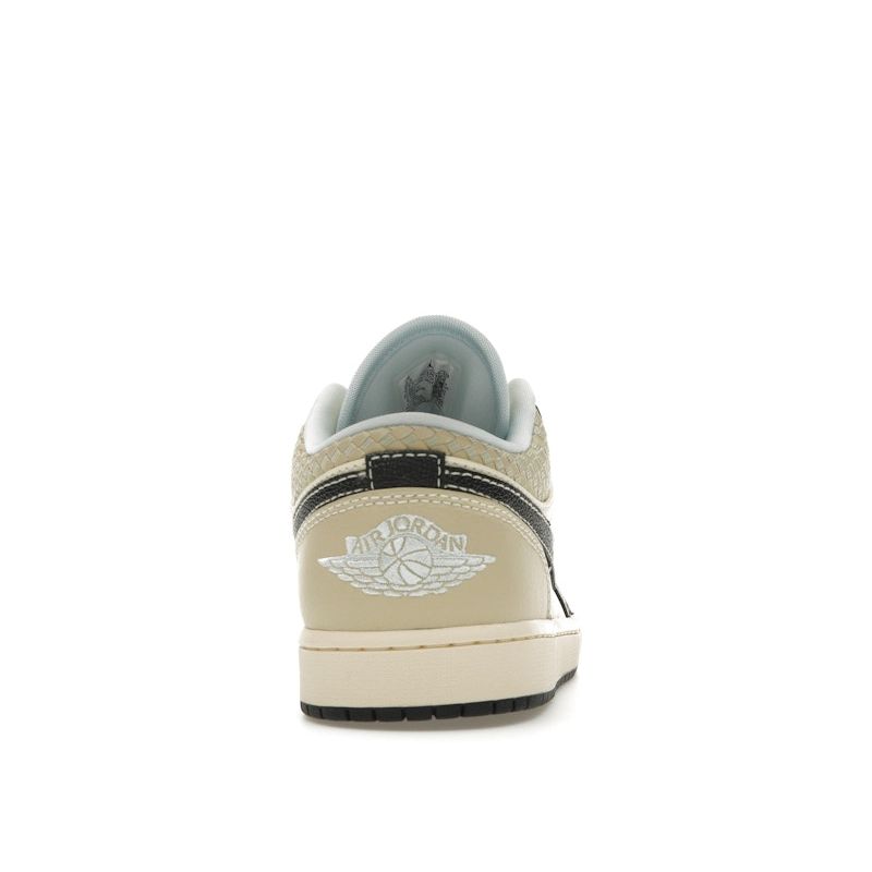Air Jordan 1 Low SE Coconut Milk Black Мужские кроссовки Cream Muslin Team-Gold HQ3437-101