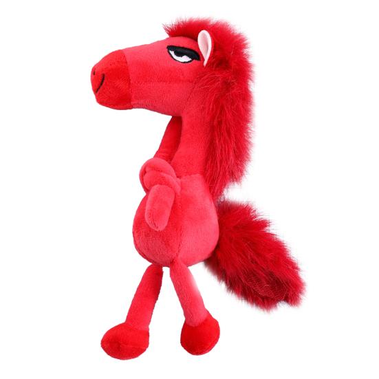 Plush Horse Keychain Lucky Horse Mascot Pendant for Bag Backpack Purse Fluffy Horse Keyring Cony Pony Doll Ornament