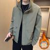 Factory Direct Sales Original Quality Men'S Versatile Casual Jacket Thin Simple Stand-Up Collar Jacket Trendy Brand Contrasting Color Korean Version
