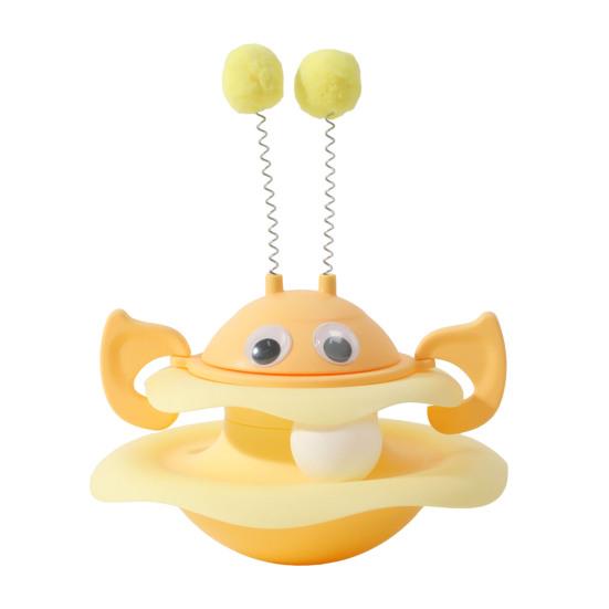 Yousheng Cat Toy Rotating Track Wheel Stimulates Hunting Instinct Cats Interactive Spinner Toy Exercise Mental Health Enhancer