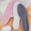 Men's & Women's Plush Breathable Odor-Resistant Cushion Insoles: Sweat-Absorbent, Soft, Non-Slip, Shock-Absorbing Comfort