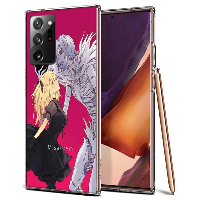 Anime Death note Amane Misa Phone Case for Samsung A55 A35 A25 A15 A07 A05S A16 A17 A26 A36 A37 A56 A57 Galaxy Note 20 10 A50S A
