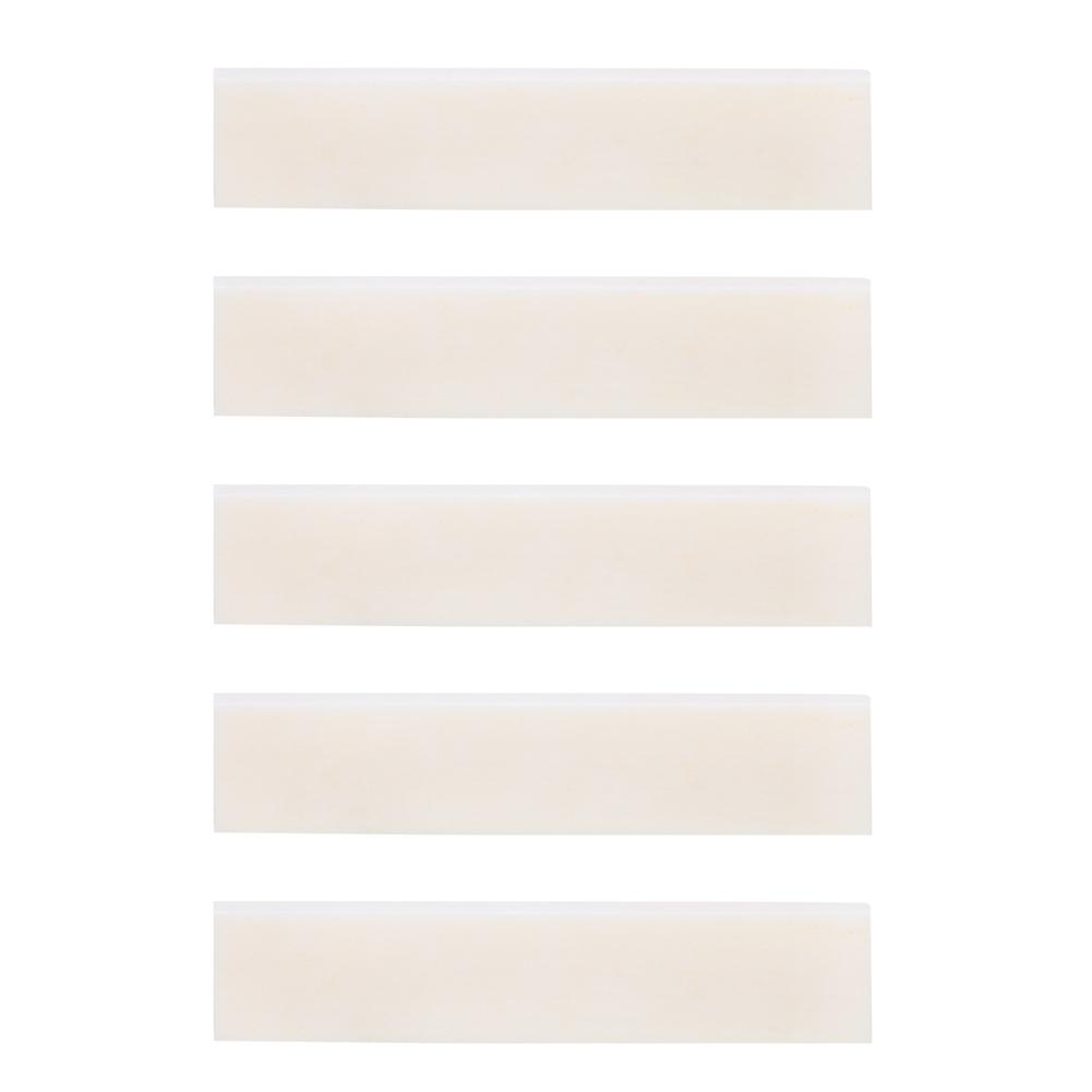 5 шт. DIY пустая подушка для струн из кости буйвола для классической электроакустической гитары 52x6x10 мм