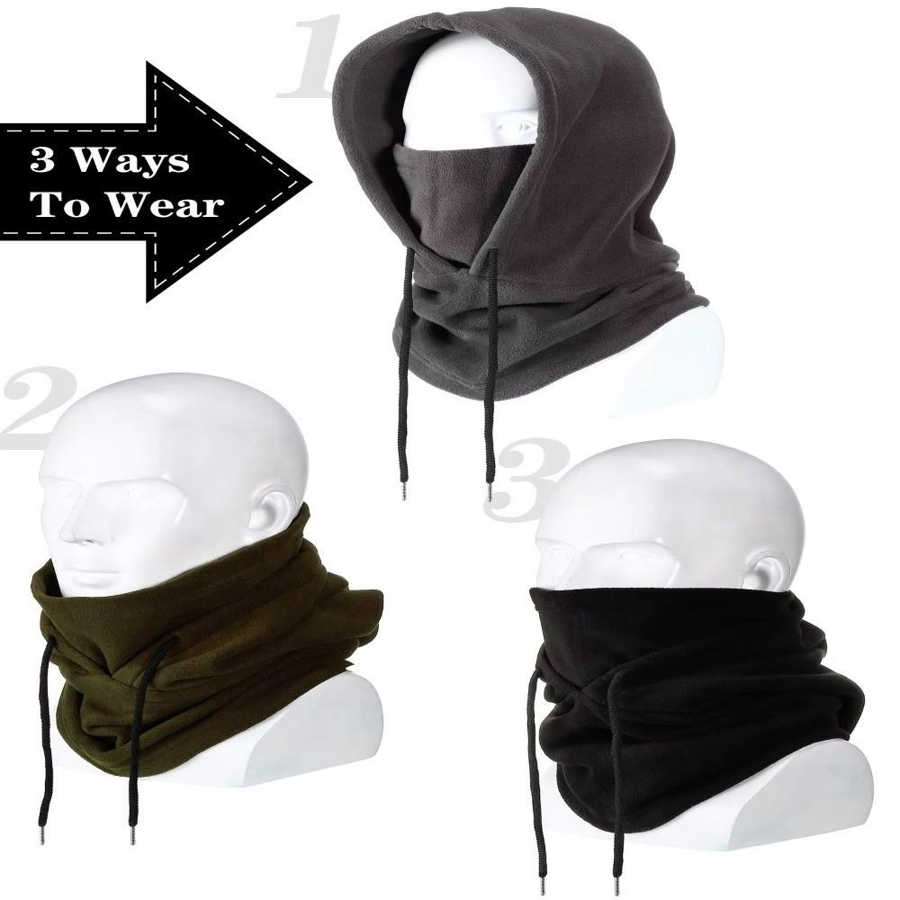 Windproof Balaclava Hat Polar Fleece Beanies Fashion Ski Mask Caps Outdoor