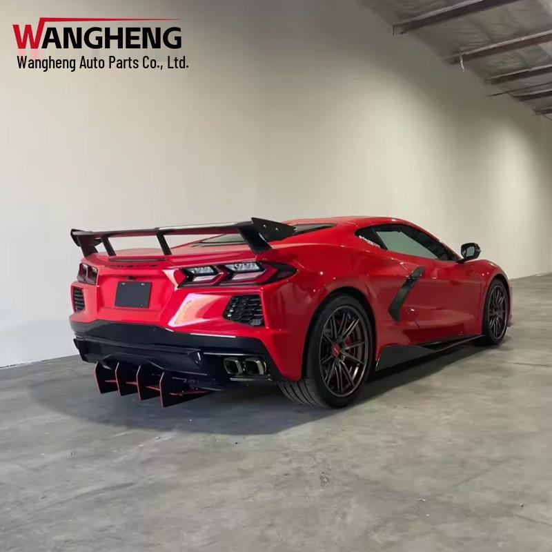 Chevrolet Corvette C8 Carbon Fiber Rear Diffuser & Splitter Accessories