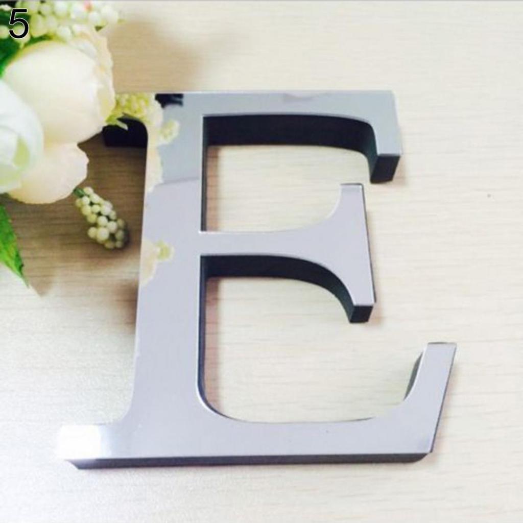 26 English Letters DIY 3D Decal Art Mural Wall Stickers Home Decor