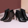 Новые женские носки-сапоги с острым носком, женские сапоги-лодочки на каблуке-лодочке, туфли-лодочки на шпильке, ботфорты, shorha, черные сапоги