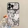 Ретро цепочка с бабочкой подходит для чехла мобильного телефона Apple 17promax iphone15 силиконовый 16 флип меховой 14 Huawei