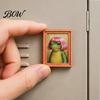 Frog Collectible Magnet Abstract Refrigerator Magnet, Framed Hairstyle Fridge Animal Frame Home Kitchen Office Decoration Party Favors Appliance Decor