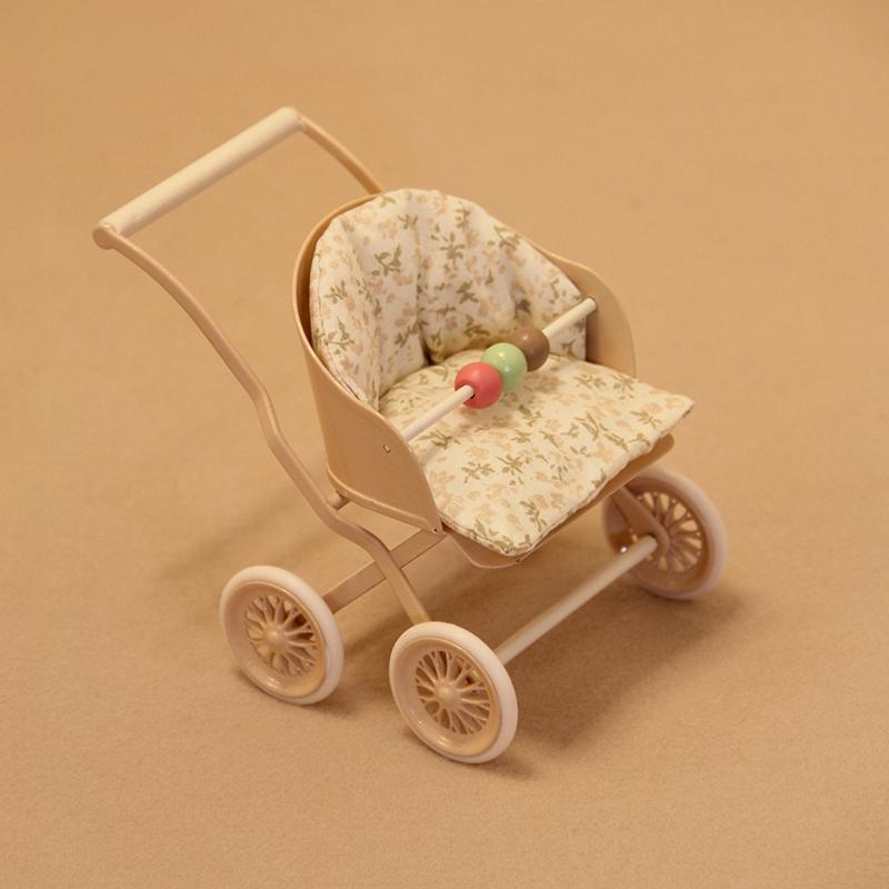 1:12 Миниатюрных Искусственных Детских Колясок, Подходящих Для Кукол Bjd Ob11, Мебель для Кукольного Дома, Домашняя Мебель, Декор