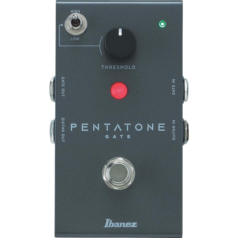 Ibanez PTGATE Pentatone Noise Gate Pedal Compact Design for Guitar Effects