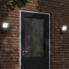 Vidaxl Kinkiety Zewnętrzne Led, 2 Szt., Czarne, Odlewane Aluminium