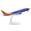 Игрушка Модель Самолета 20 см B737 Southwest Airlines Сплав 737 Модели Самолетов Литые Самолеты для Коллекции или Подарка