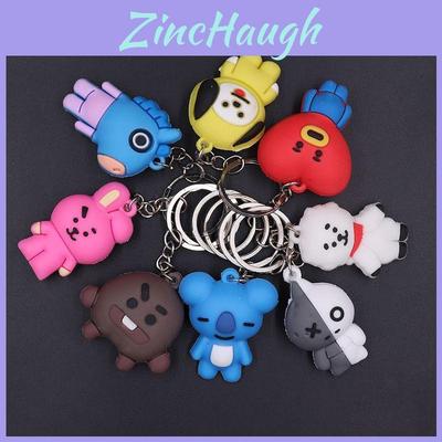 Брелок серии Bt21 Высококачественный ПВХ Погружающий Аниме-дизайн Идеально для фанатов Коллекционеров