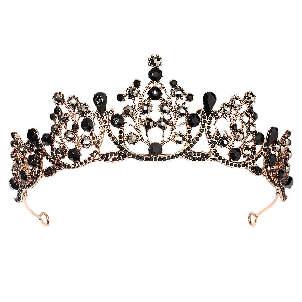 Bridal Accessories Wedding Temperament Headband Baroque Alloy Rhinestone Crown Photography Photo Hair Accessories Bridal Crown