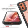 Для Motorola G06 Moto G05 G04 G55 G35 G56 G86 G60 G50 5G Ударопрочный Чехол для Телефона 360 Градусов Полное Покрытие Прозрачная Крышка Встроенная Защитная Пленка для Экрана