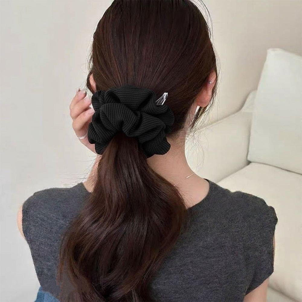Anti-Theft Scrunchie with Hidden Pocket Elastic Hair Band Trendy Ponytail Holder  Women Girls