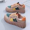 Fashion Luxury New Spring and Autumn Breathable Thick Sole Lightweight Sports Shoes  Women's Fashion Trend Versatile Casual Board Shoes