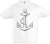 Якорь I Детская футболка Спорт Парусный спорт Парусник Парус Моряк Капитан Тренировка
