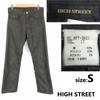Отличное состояние HIGH STREET Черные джинсы S Мужские Шаговый шов 69 см Серый Tornado Mart(ИСПОЛЬЗОВАЛ)