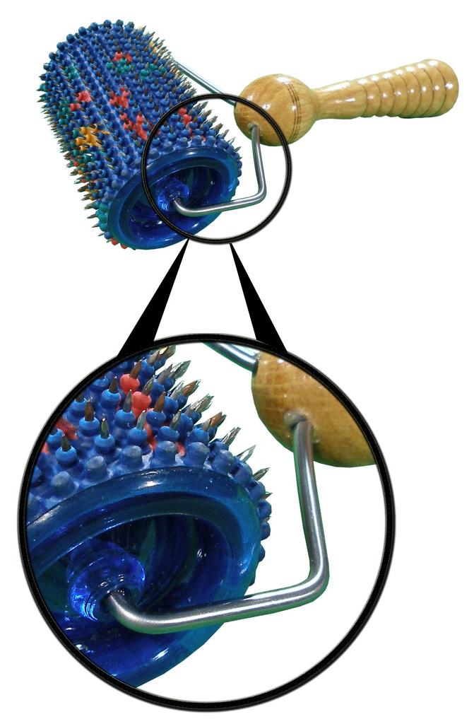 Applicator Lyapko Roller Universal 3.5 Ag Acupuncture Needle Massager For Slimming, Recovery, Cellulite