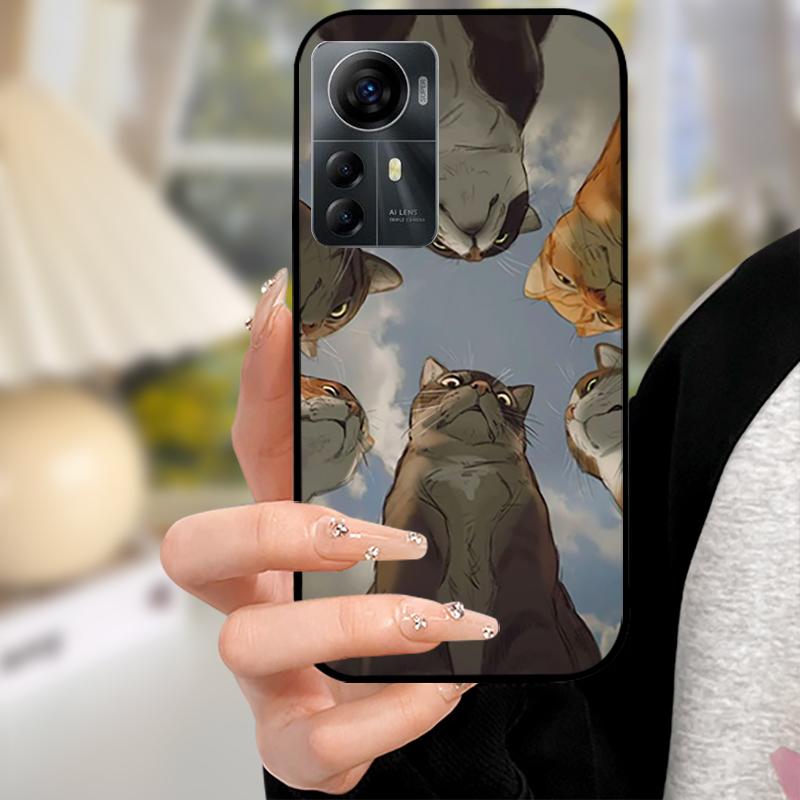 Phone Case For ZTE Blade V41 Smart Cases A7050 Soft Silicone Cover For ZTE Blade V41 Smart Fashion Case V41Smart 2023 Coques