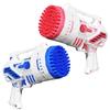 Children'S Bubble 69-Hole Light Effect Bazooka Bubble Machine Automatic Gatling Toy