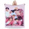 Kpop A-AteezS Уён Фланелевое одеяло 90-х Мягкое зимнее плед для детей Домашний декор Принт Покрывало Чехол для дивана-кровати