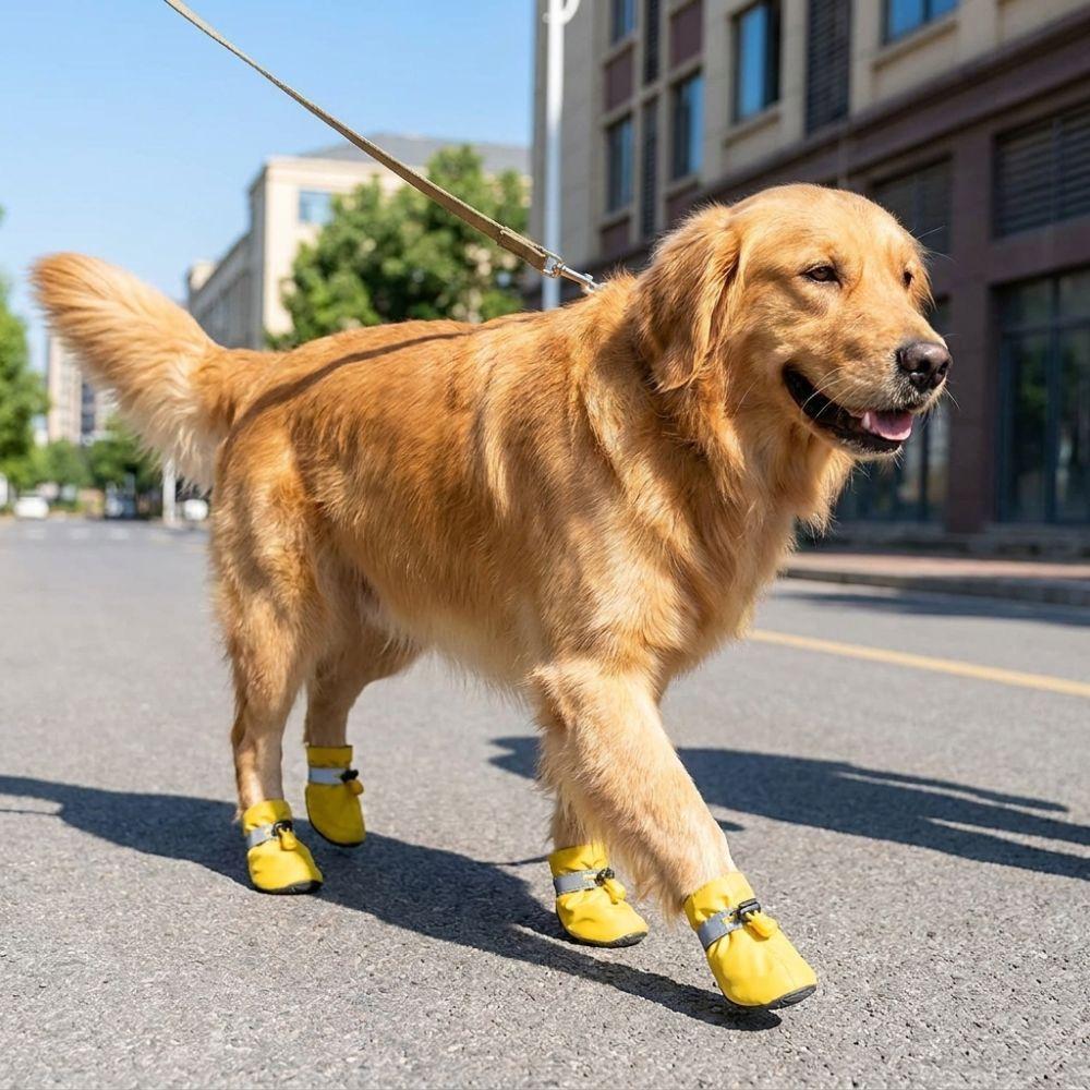 Warm Dogs Snow Boots Soft Bottom Dog Rain Boots Pet Paw Care Dog Footwear Daily Wear