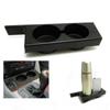 Black Front Car Cup Holder Car Drink Holder Car Accessories for BMW E39 5-Series 1997-2003 Plastic Black Portable Car Cup