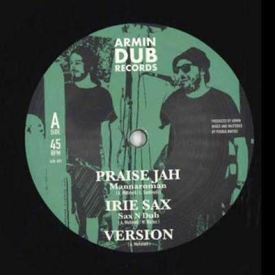 12-дюймовая пластинка MANNAROMAN, SAN N DUB - Praise Jah; Ири Сакс; Версия / Ras ADR001 Armin Dub 2023 Europe Reggae, Ska & Dub