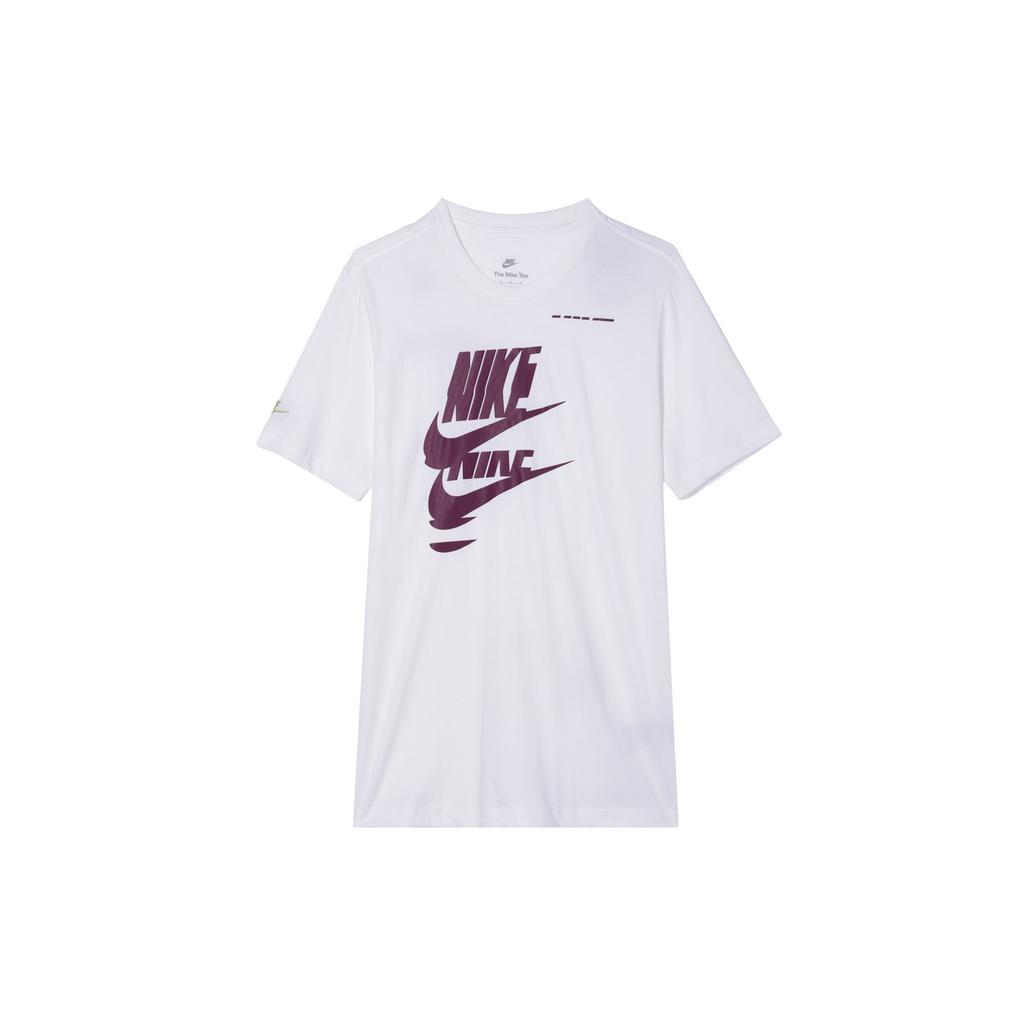 Nike Футболки Мужские Белые С Круглым Вырезом Умеренные DM6378-100