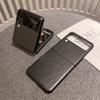 Роскошный чехол для телефона из искусственной кожи для Samsung Galaxy Z Flip 3 5g Жесткая задняя крышка ПК