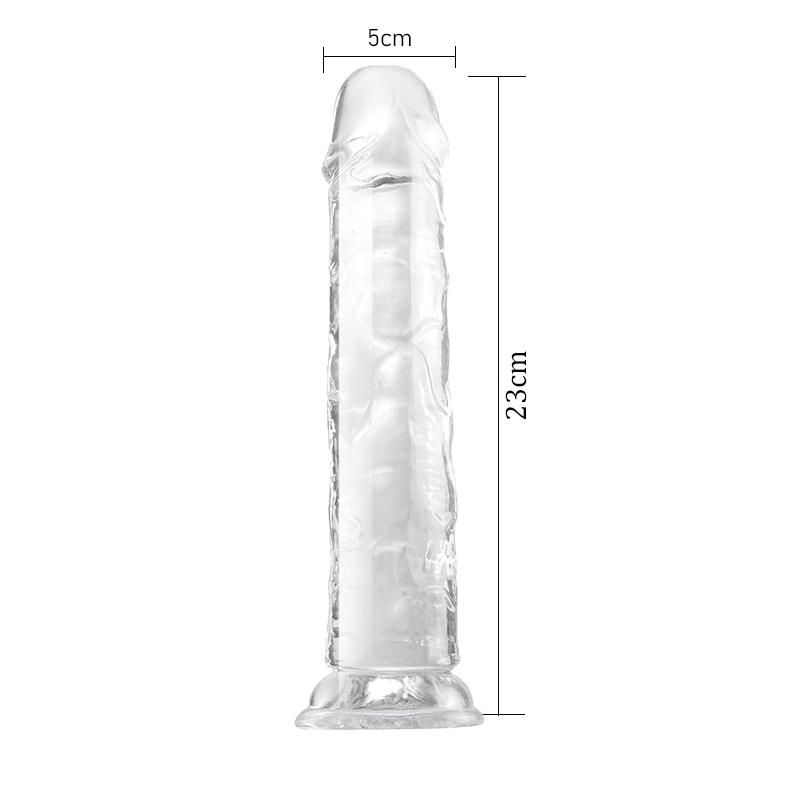 MoDi Реалистичный дилдо для женщин, начинающий, прозрачный дилдо с прочной присоской, игра без рук для взрослых, секс-мастурбатор для точки G