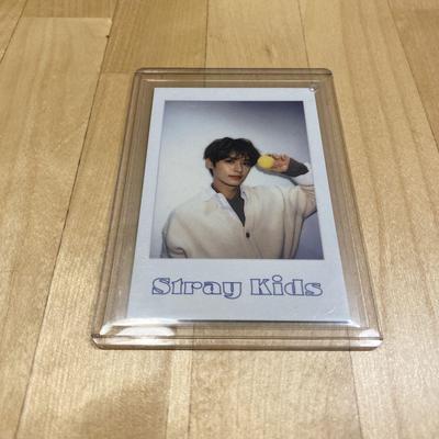 [Б/У] Stray Kids Seagreen 2022 Рено Полароид Торговая Карточка Instax