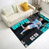 Haaland (112) Customize Text Floor Rug Office Rug Suitable for Hallway Kitchen Balcony Foyer Anti-slip Rug Decorate Offices Spiritual Gift