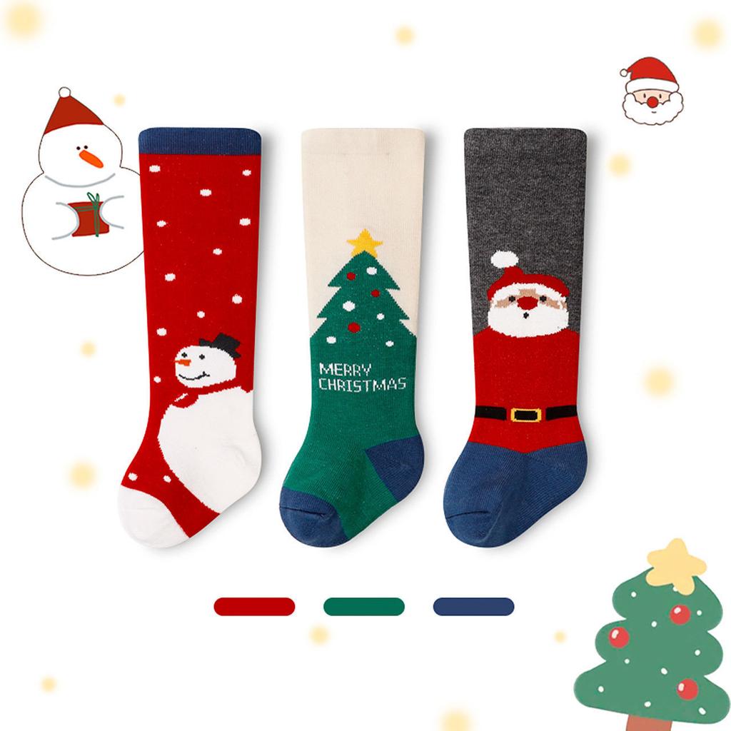 3 пары/лот Детские гольфы до колена Детские для девочек и мальчиков Мягкие хлопковые длинные носки Милые испанские полосатые однотонные детские носки для 0-3 лет