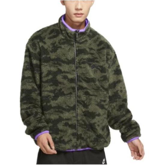 Nike Двусторонняя флисовая куртка с длинным рукавом и воротником-стойкой DQ4885-542
