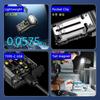 Mini USB Rechargeable LED Flashlight 2000LM Super Bright Magnetic Tail COB Side Light 5Modes Portable for Camping Emergency Work