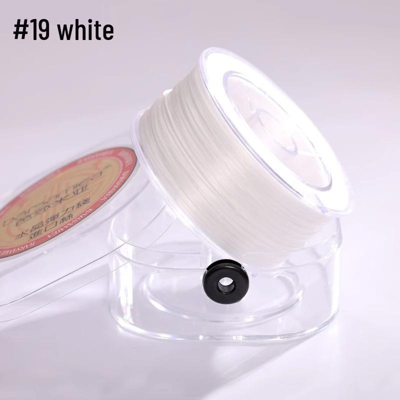 Импортный японский эластичный шнур для браслетов - Прочная резиновая леска для нанизывания хрустальных бусин Вэньвань